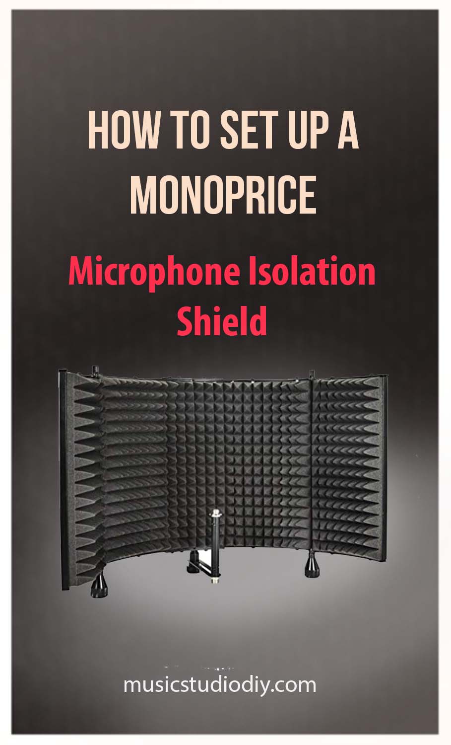 What stand to use for the Monoprice Microphone Isolation Shield